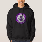 Masonic Men's Hoodie Purple (Voorkant)