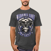 Masonic Merch Widows Sons VTwin T-shirt (Voorkant)