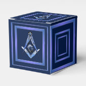 Masonic Minds (blauw) Bedankdoosjes (Voorkant Zijde)