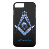 Masonic Minds (blauw) Case-Mate iPhone Case (Achterkant)