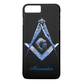 Masonic Minds (blauw) iPhone 8/7 Plus Hoesje
