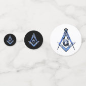 Masonic Minds (blauw) Confetti (Voorkanten)