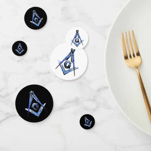 Masonic Minds (blauw) Confetti (Groep)