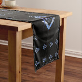 Masonic Minds (blauw) Korte Tafelloper (Voorbeeld)