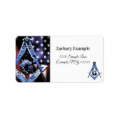 Masonic Minds (BLAUW)Nederland Etiket (Voorkant)