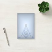 Masonic Minds (blauw) Post-it® Notes (Kantoor)
