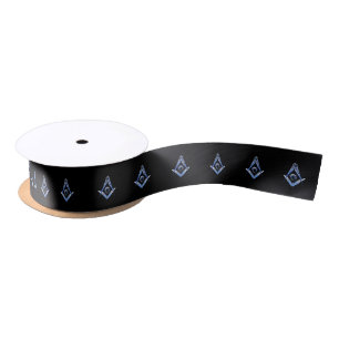 Masonic Minds (blauw) Satijnen Lint