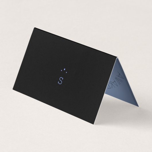 Masonic Minds (blauw) Visitekaartje (Achterkant)