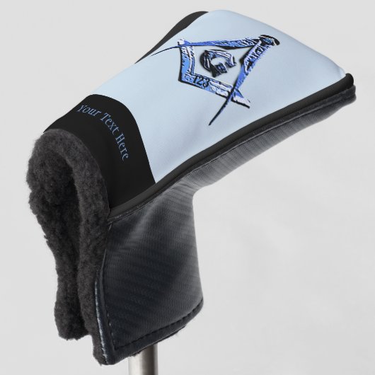 Masonic Minds (BLUE) Golfheadcover (3/4 voorkant)