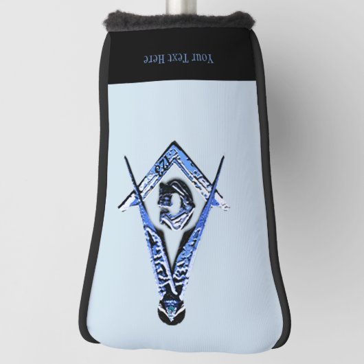 Masonic Minds (BLUE) Golfheadcover (Draai 90)