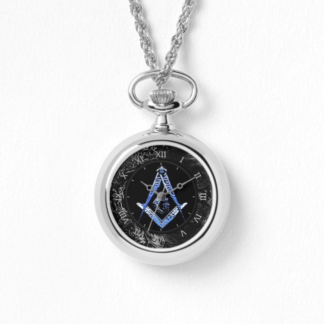 Masonic Minds (BLUEswish) Horloge (Voorkant)