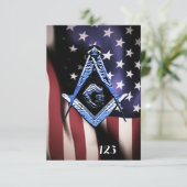 Masonic Minds (BlueUSA) Kaart (Staand voorkant)