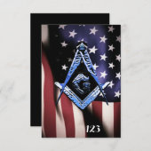 Masonic Minds (BlueUSA) Kaart (Voorkant / Achterkant)