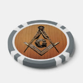 Masonic Minds (bosrijk) Pokerchips (Enkel)
