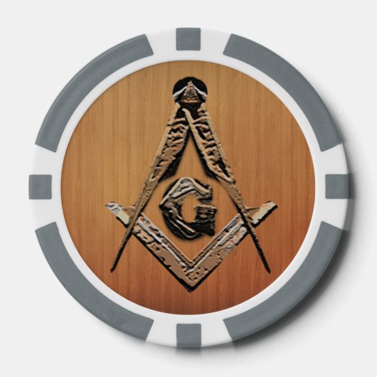 Masonic Minds (bosrijk) Pokerchips (Voorkant)