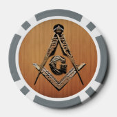 Masonic Minds (bosrijk) Pokerchips (Achterkant)