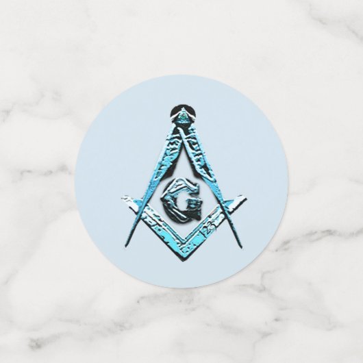 Masonic Minds (BrightBlue) Confetti (Kleine voorkant)