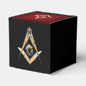 Masonic Minds (geelachtig) Bedankdoosjes (Achterkant)