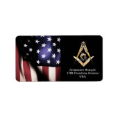 Masonic Minds (geelachtig) Etiket (Voorkant)