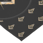 Masonic Minds (geelachtig) Korte Tafelloper (Hoek)