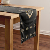 Masonic Minds (geelachtig) Korte Tafelloper (Voorbeeld)