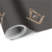 Masonic Minds (Golden) Cadeaupapier (Rol Hoek)