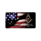Masonic Minds (Golden) Etiket (Voorkant)