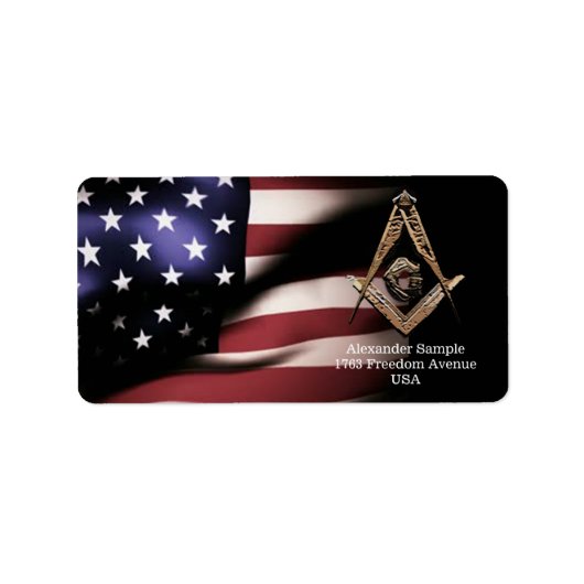 Masonic Minds (Golden) Etiket (Voorkant)