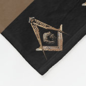 Masonic Minds (Golden) Fleece Deken (Hoek)