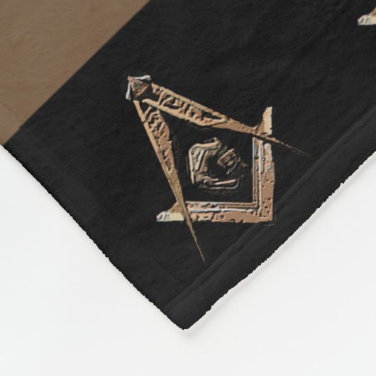 Masonic Minds (Golden) Fleece Deken (Hoek)