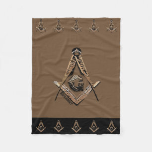 Masonic Minds (Golden) Fleece Deken