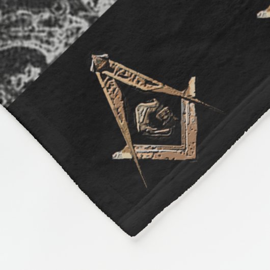 Masonic Minds (Golden) Fleece Deken (Hoek)