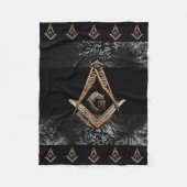 Masonic Minds (Golden) Fleece Deken (Voorkant)