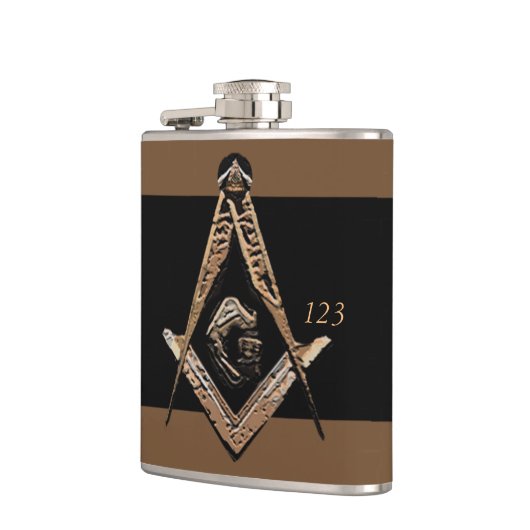 Masonic Minds (Golden) Heupfles (Links)