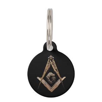 Masonic Minds (Golden) Huisdierpenning