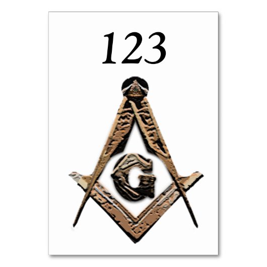 Masonic Minds (Golden) Kaart (Voorkant)