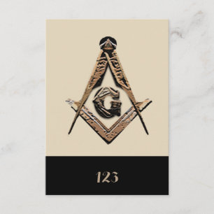 Masonic Minds (Golden) Kaart