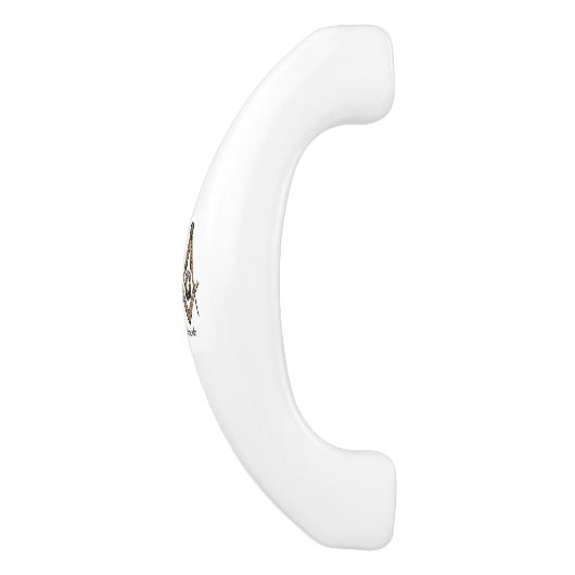 Masonic Minds (Golden) Keramische Kastgreep (Zijkant)