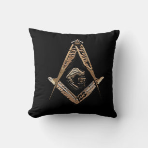Masonic Minds (Golden) Kussen