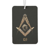Masonic Minds (Golden) Luchtverfrisser (Achterkant)