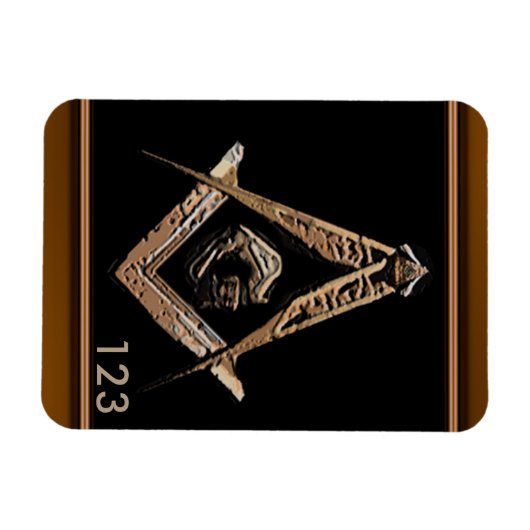 Masonic Minds (Golden) Magneet (Horizontaal)
