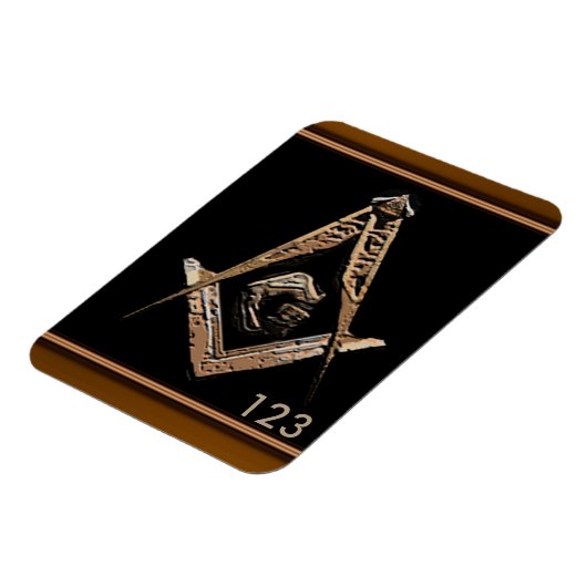 Masonic Minds (Golden) Magneet (Linkerzijde)