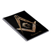 Masonic Minds (Golden) Notitieboek (Rechterzijde)