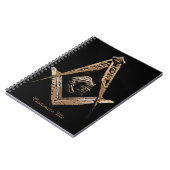 Masonic Minds (Golden) Notitieboek (Linkerzijde)