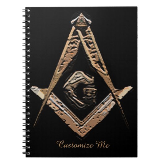 Masonic Minds (Golden) Notitieboek (Voorkant)