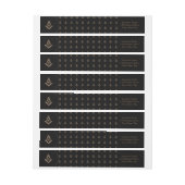 Masonic Minds (Golden) Omwikkelbaar Adreslabel (Vel)