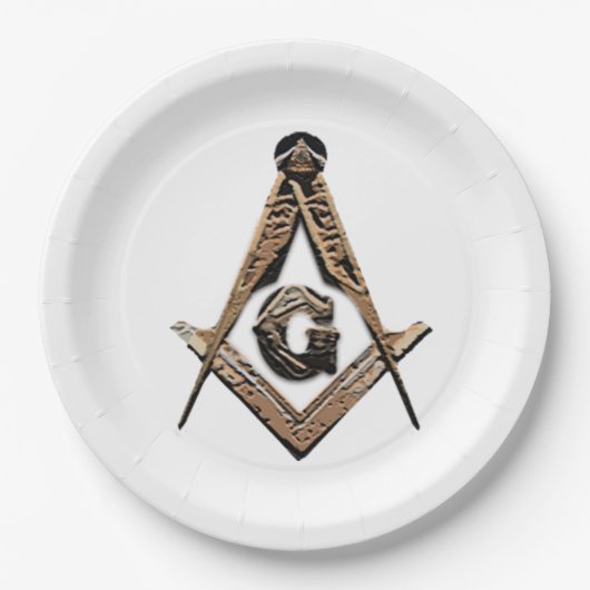 Masonic Minds (Golden) Papieren Bordje (Voorkant)