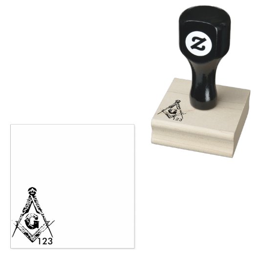 Masonic Minds (Golden) Rubberstempel (Gestempeld)