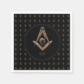 Masonic Minds (Golden) Servet (Voorkant)