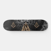 Masonic Minds (Golden) Skateboard (Horizontaal)